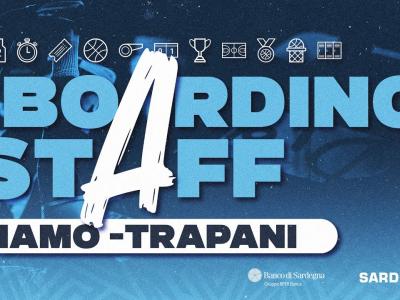 BOARDING STAFF | DINAMO BDS - TRAPANI BOARDING STAFF | DINAMO BDS - TRAPANI