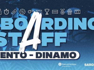 BOARDING STAFF | TRENTO - DINAMO BOARDING STAFF | TRENTO - DINAMO